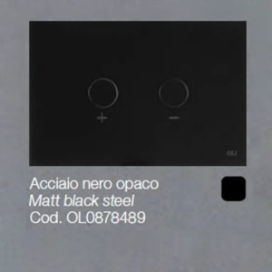 Placca OLI per Cassetta Acciaio nero opaco Blink 0878489