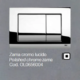 Placca OLI per Cassetta Metal Dual cromo lucido 0656004