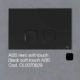 Placca OLI per Cassetta Plain nero soft touch 0070829