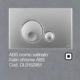 Placca OLI per Cassetta ABS cromo satinato Globe 0152951