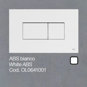 Placca OLI per Cassetta ABS bianco Karisma 0641001