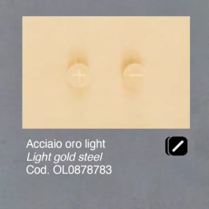 Placca OLI per Cassetta Acciaio oro light Trumpet 0878783
