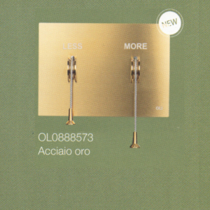 Less Is More Acciaio Oro